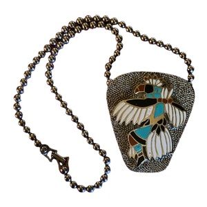 Vintage necklace. Hopi Indian Dancer.